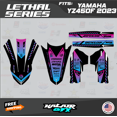 thumbnail image 3 of Kalair GFX Graphics Kit for Yamaha YZ450F (2023) Lethal Series, 3 of 5