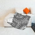 thumbnail image 2 of ZNDUO Lightweight Microfiber Bed Blanket, Vintage Abstract Aztec Pattern Super Soft Flannel Cozy Throw Blankets, 40"x30", 2 of 8