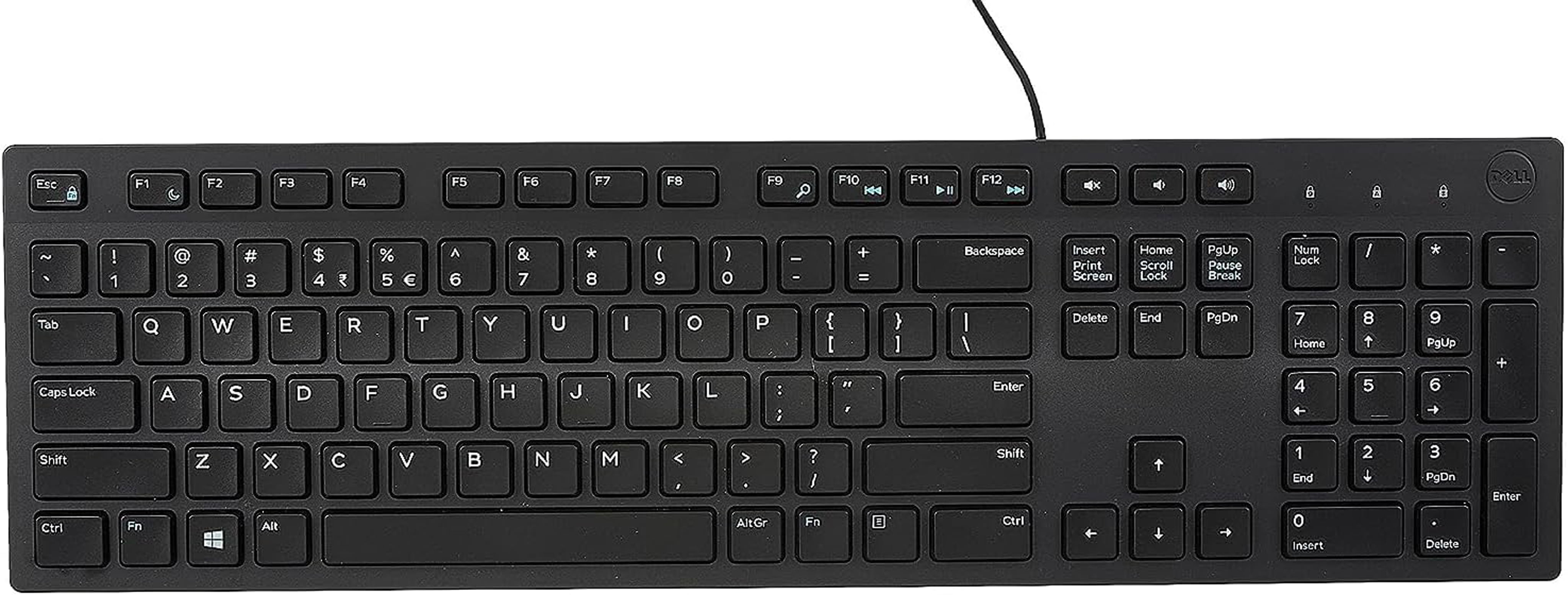 Dell Wired Keyboard KB216 - New, Compact, Full-Size, Chiclet Keys,  Multimedia, PC/Mac Compatible - Walmart.com