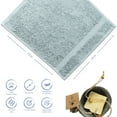 thumbnail image 2 of Hencely 6-Piece Turkish Cotton Washcloth Set – Soft, Absorbent & Durable Face Towels 12x12 in – Water Green, 2 of 7