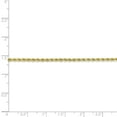 thumbnail image 5 of Solid 10k Yellow Gold 2.25mm Handmade Diamond-Cut Rope Chain Necklace 22" - with Secure Lobster Lock Clasp, 5 of 5
