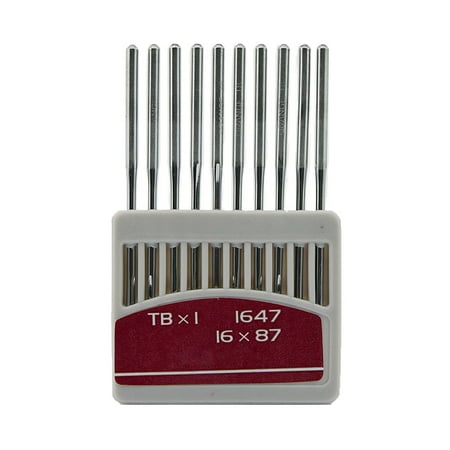 Pack of 10 Orange Brand 16X87 TBX1 Sewing Machine Needles For Singer Singer Size 16 (Metric Size