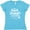 Aqua, variant on Inktastic The Beach is My Happy Place with Palm Trees Women's V-Neck T-Shirt