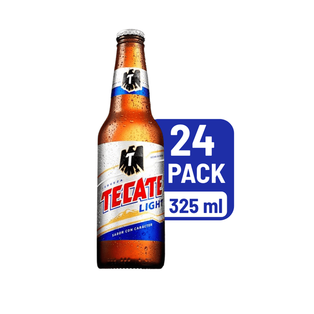 Pack De 24 Cerveza Tecate Light Botella 325Ml R