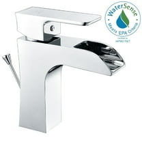 ANZZI Forza Series Single Hole Single-handle Low-arc Bathroom Faucet in Polished Chrome