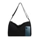 thumbnail image 2 of Bolso bandolera informal unisex, bolso satchel de nailon para viaje, trabajo, compras (negro), 2 of 3