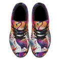 thumbnail image 2 of Flamingo Sunset Shoes Sneakers Black Size 10, 2 of 7