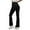 Black, variant on Elevated Women's Casual Flared Pants with Functional Pockets for Everyday Athleisure Yoga and Wear Loose Fit Lounge Comfy Fall Winter Trousers