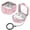 Pink, variant on Decase Protective Case for Samsung Galaxy Buds 4/4 Pro 2026,Clear Front Cover Hard PC Shockproof Cover with Lock, Wireless Charging Compatible, Portable Earbuds Case with Carabiner Clip,Black