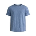 thumbnail image 5 of Athletic Works Men's and Big & Tall Men's Soft ButterCore Tee with Short Sleeves, Sizes S-5XL, 5 of 5