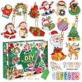 thumbnail image 1 of llavero DIY 5D Kit de pintura de diamante Llavero Santa Bolsa de árbol de Navidad Accesorio Hecho a mano Decoración de Navidad Regalo de Navidad para Navidad Año Nuevo 15PCS Abanopi llavero, 1 of 7