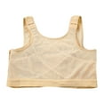 thumbnail image 3 of Bras for Women,Post Front Closure Compression Bra for Women Featuring Adjustable Support Band and Comfortable Wireless Design,Sports Bras for Women,Beige,M, 3 of 8