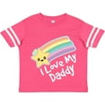 thumbnail image 3 of Inktastic I Love My Daddy Boys Girls Star Rainbow Boys or Girls Toddler T-Shirt, 3 of 5