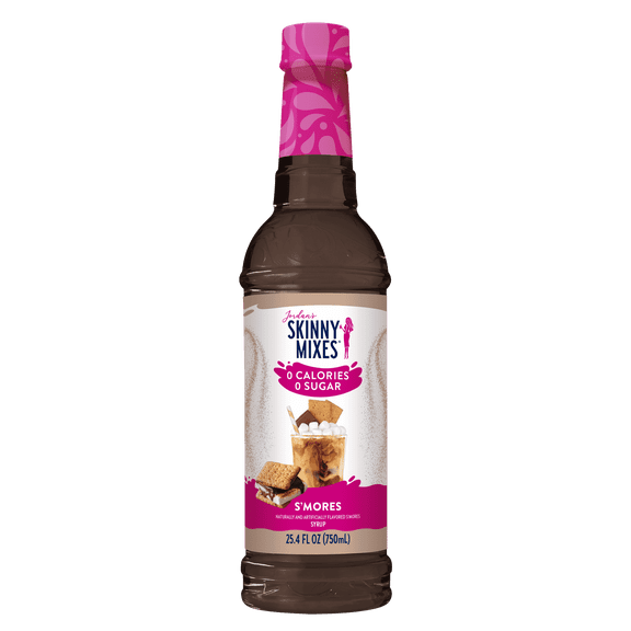 Jordan's Skinny Mixes Sugar Free S'mores Syrup, 25.4 Fl Oz
