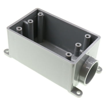 Carlon E980FFN Weatherproof Box, 1-Gang, Type: FSE, (1) 1" Hubs, Non-Metallic- Pack of 5