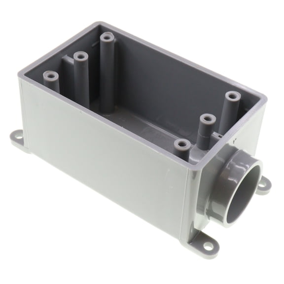 Carlon E980FFN Weatherproof Box, 1-Gang, Type: FSE, (1) 1" Hubs, Non-Metallic
