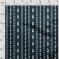 thumbnail image 2 of oneOone Georgette Viscose Fabric Stripe Ikat Printed Fabric 1 Yard 42 Inch Wide, 2 of 4