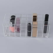 Acrylic Lipgloss Holder With 24 Storage Compartments Cosmetic Storage Box