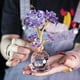 thumbnail image 3 of Qfkris Estatuilla de cristal con forma de rosa de cristal morado, estatua coleccionable, decoración del hogar, boda, día de la madre, centro de mesa, día de San Valentín, despedida de soltera, 3 of 5