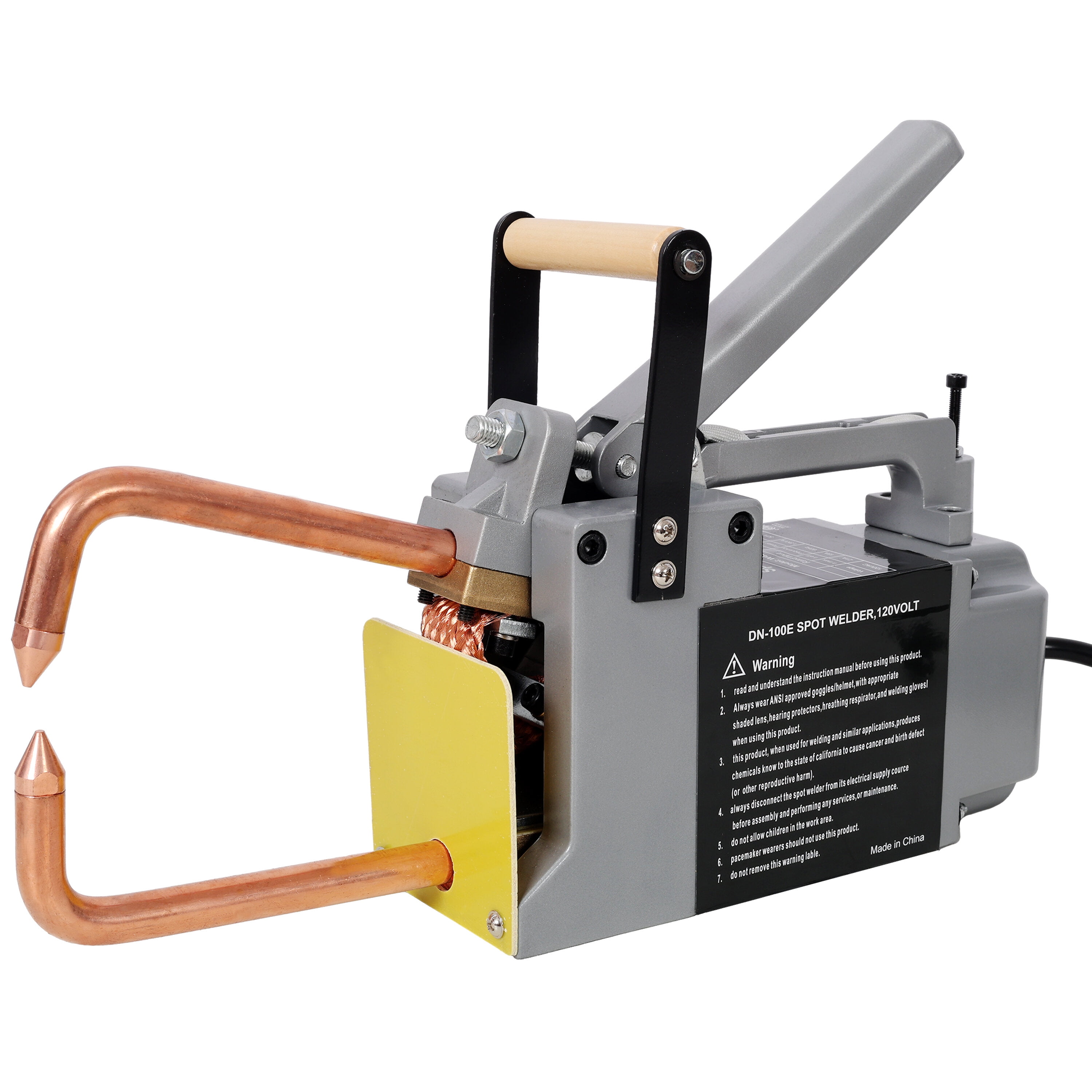 , Portable Spot Welder,120V 60Hz, Handheld Welding Tip Metal Sheet Spot Welding Machine,ETL certificate, Grey ,Steel ,