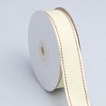thumbnail image 1 of Xiao Hua Cinta color champán - 1 tira de 0,98 pulgadas de ancho y 10 yardas de largo para envolver regalos, decoración para fiestas y bodas, ideal para eventos, manualidades y regalos., 1 of 5