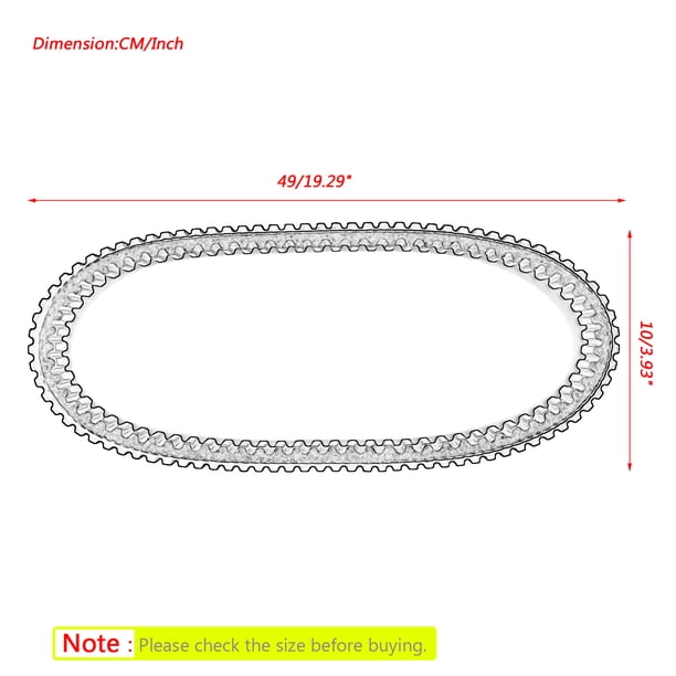 Drive Belt For Polaris 3211154 Snowmobile Indy 550 LXT ADVENTURE