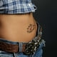 thumbnail image 3 of Disfraz de Halloween para mujer, color blanco, con tatuajes temporales, 3 of 7