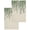 Light Beige Gray Green Grass Green, variant on Green Eucalyptus Leaves Kitchen Dish Towels for Drying Dishes Set of 2, Summer Botanical Weeping Rustic Waffle Weave Microfiber Hand Tea Bathroom Towels Quick Dry & Absorbent Towel 15.7x23.6