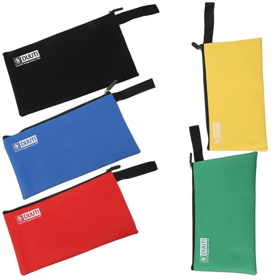 5 Pcs Multi-purpose Tool Pouches Zipper Bags for Organizing Canvas Small Portable Toolbox Man