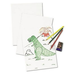 White Drawing Paper, 78 lb Text Weight, 9 x 12, Pure White, 500/Ream