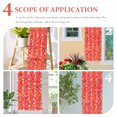 thumbnail image 2 of Artificial Fence Simulated Maple Leaves Design Fence Garden Fence Decoration, 2 of 9