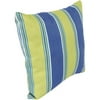 16" Outdoor Toss Pillow, Paramus Royal Stripe