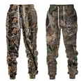 thumbnail image 5 of Pantalones largos con estampado 3D para hombre, ropa deportiva informal de camuflaje para acampar al aire libre, caza de animales salvajes, ciervo, jabalí, pesca y Fitness, 5 of 5