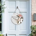thumbnail image 2 of JJKBVCLO Happy Spring Beige Welcome Sign Wooden Home For Holiday Porch Home Happy Holidays Sign 12 Inch, 2 of 6
