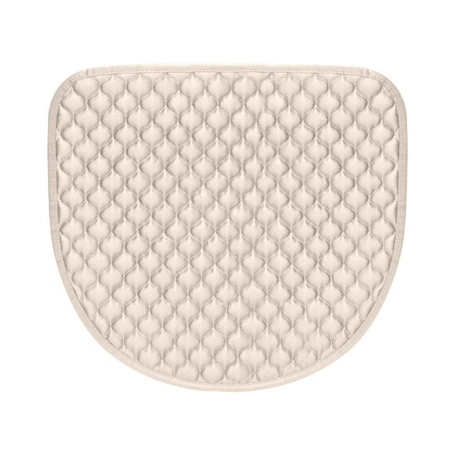 Curved Dining Chair Cushion 49x49cm Non Slip Breathable Comfortable Seat Pad With Edging Machine Washable Home