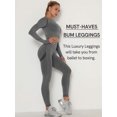 thumbnail image 3 of Women High Waist Yoga Pants Workout Gym Leggings Seamless Sports Running Tights for Women, 3 of 5