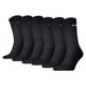 thumbnail image 1 of PUMA Unisex Calcetines deportivos, 6 Pares - Calcetines Tenis, Crew Socks, lisos Negro 35-38, 1 of 3