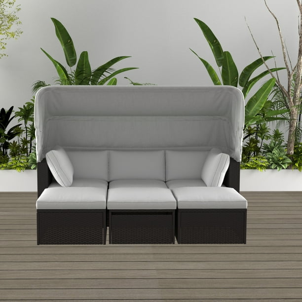 Patio Furniture Outdoor Wicker Sofa Set Outdoor Sofa Bed With