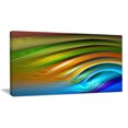 thumbnail image 2 of Colorful Fractal Water Ripples - Abstract Canvas Art Print, 2 of 3