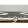 thumbnail image 3 of Vintage Arabesque Grey Area Rug 8x10 Machine Made Microfiber Polyester Short Pile, 3 of 6