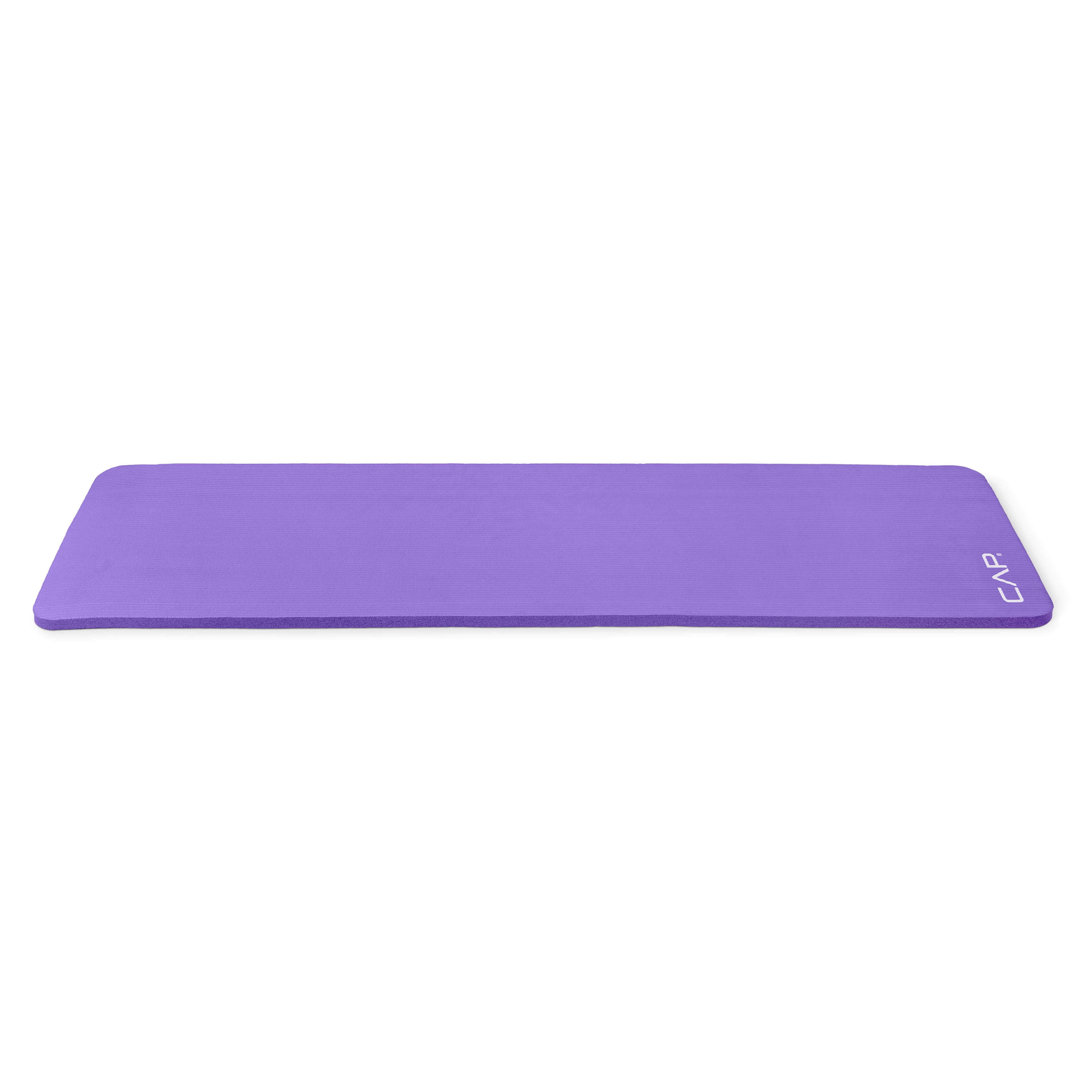 CAP High Density NBR Foam 1-inch Thick Exercise Yoga Mat with Carry Strap, 71"x24"x1" (25.4mm Thick), Purple