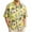 Yellow#2, variant on Hvogkswy Hawaiian Shirt for Men Trendy Print Short Sleeve Lapel Shirts Loose Casual Beach Vaction Button Up Shirt, Gifts for Men
