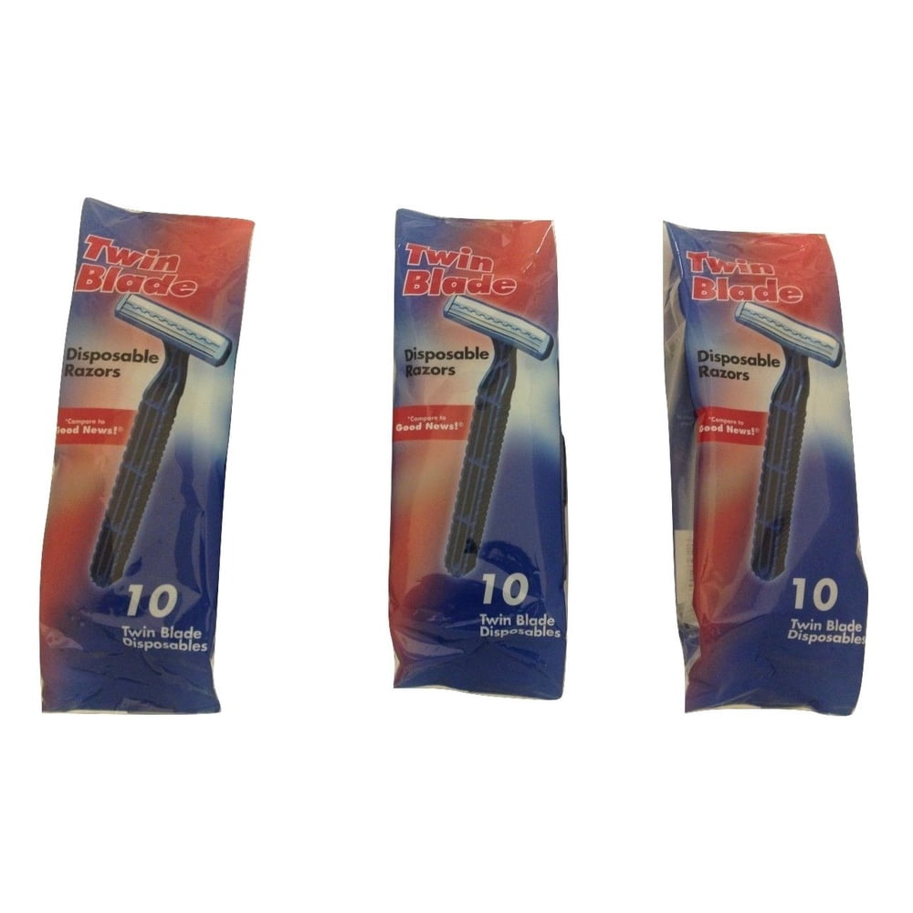 New World Men's Economy Twin Blade Disposable Razors 3 Pack Walmart