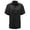 A-Black474, variant on Men's Lightweight Button Up Shirt Regular Fit Short Sleeve Spread Collar Top Breathable Simple Office Workwear Blouse