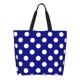 thumbnail image 1 of Disketp Navy And White Polka Dot Bolsa Tote Estampada para Mujer, Bolso de Hombro y de Mano para Compras y Viajes, 1 of 8