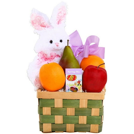 Easter Fresh Fruits And Friends Gift Bas