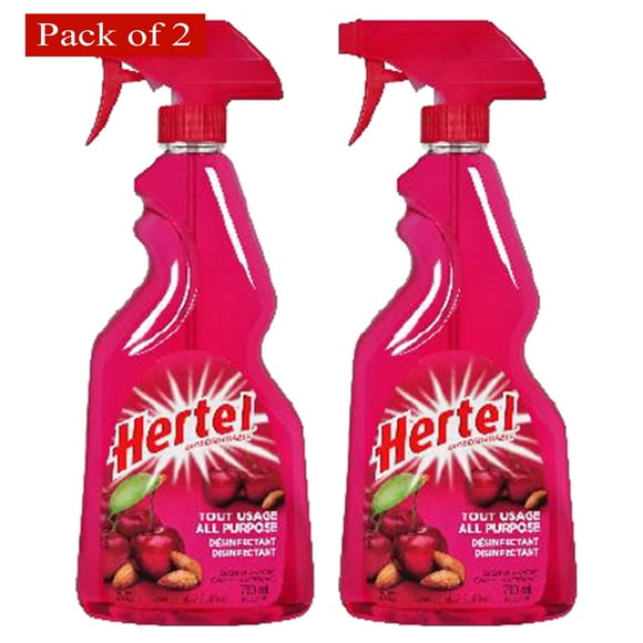 Hertel All Purpose Disinfectant Spray Cleaner, 700ml (Pack of 2)
