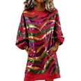 thumbnail image 1 of RXMEKW Robe de Carnaval pour Femmes à Manches Longues et Col Rond, Robe Maxi Imprimée pour Fête et Performance de Danse, 1 of 3