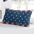 thumbnail image 5 of 4th of July Throw Pillow Covers, Retro Wood Patriot Independence Day Soft Breathable Pillow Cases with Invisible Zipper for Sleeping, Queen Size Pillowcases for Couch Bed Sofa Chair 20x30 Inches, 5 of 6