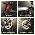 thumbnail image 6 of Adult Electric Bike 750W Peak Motor,20MPH E-Bike with 55 Miles+ Range,36V 15Ah Battery,Mountain Electric Bicycle for All-Day Trail Riding,Black, 6 of 8